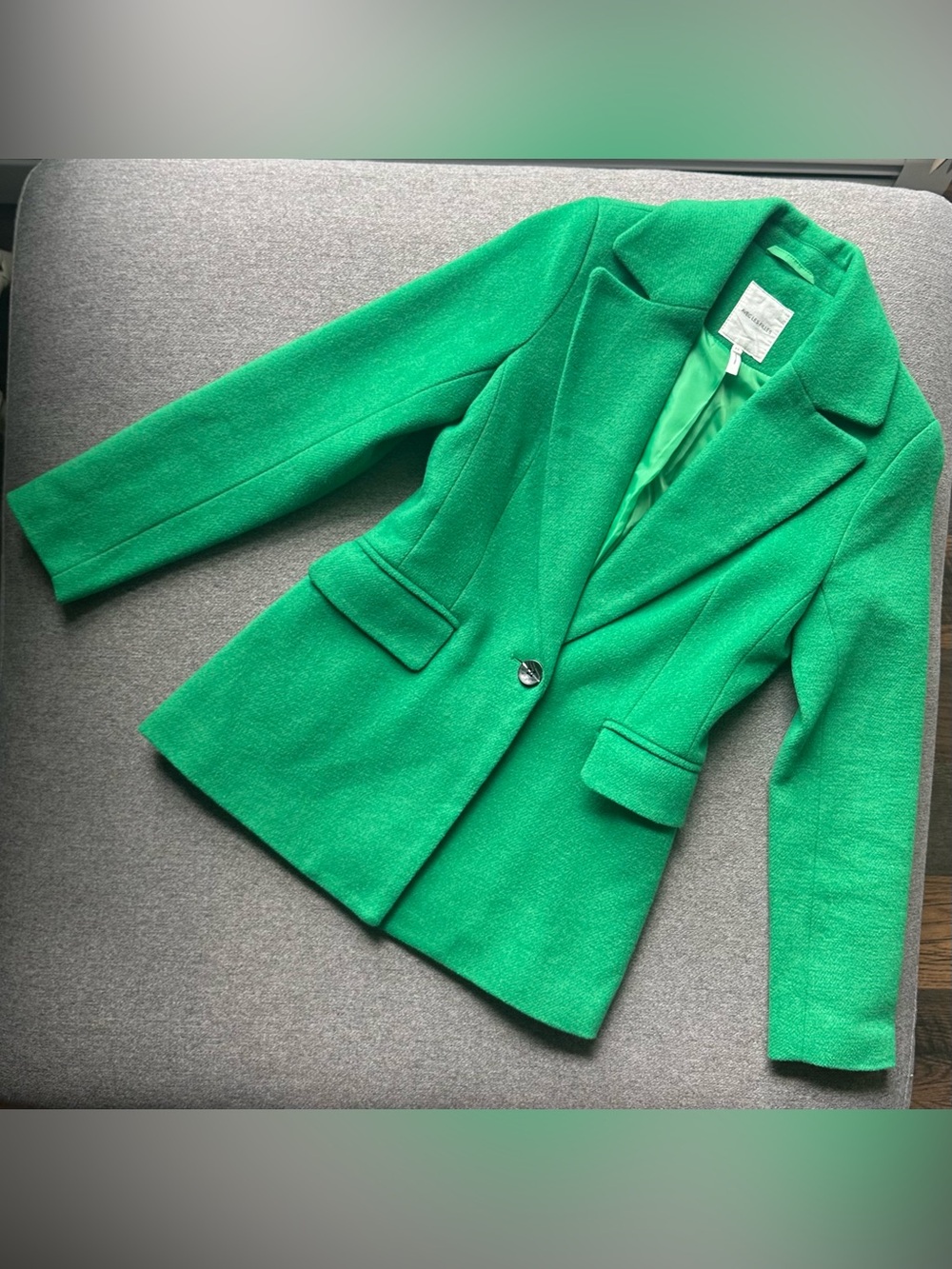 Avec Les Filles Lapel Single Breasted Blazer Jacket XS
